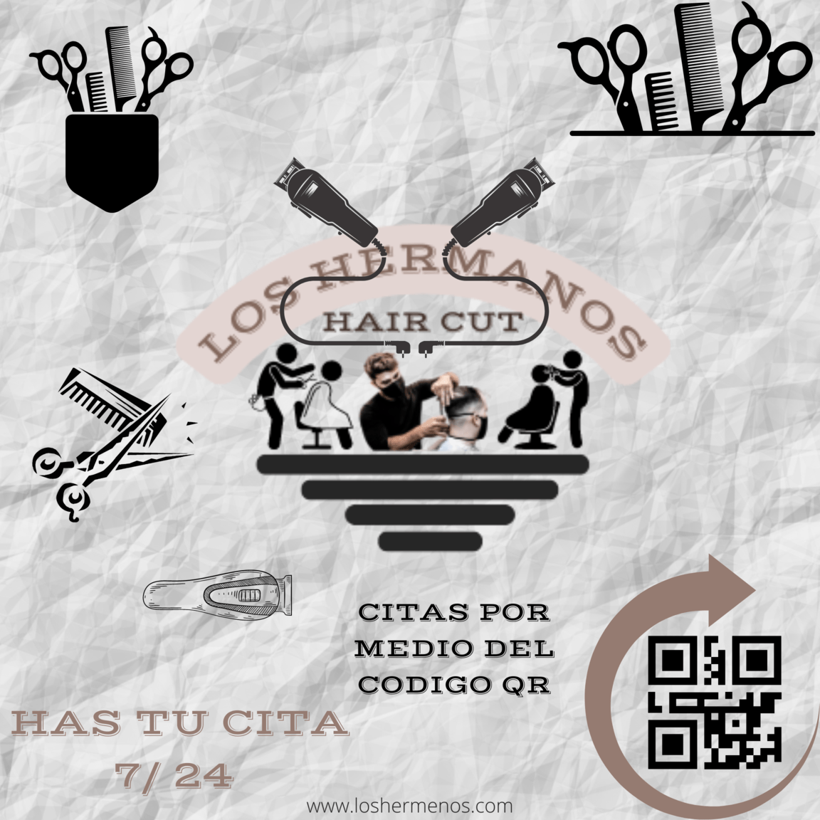 LOS HMOS 36 (24 × 24 in) (1)